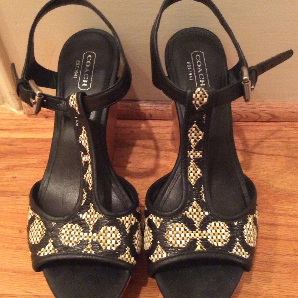 Coach Wedge Sandals